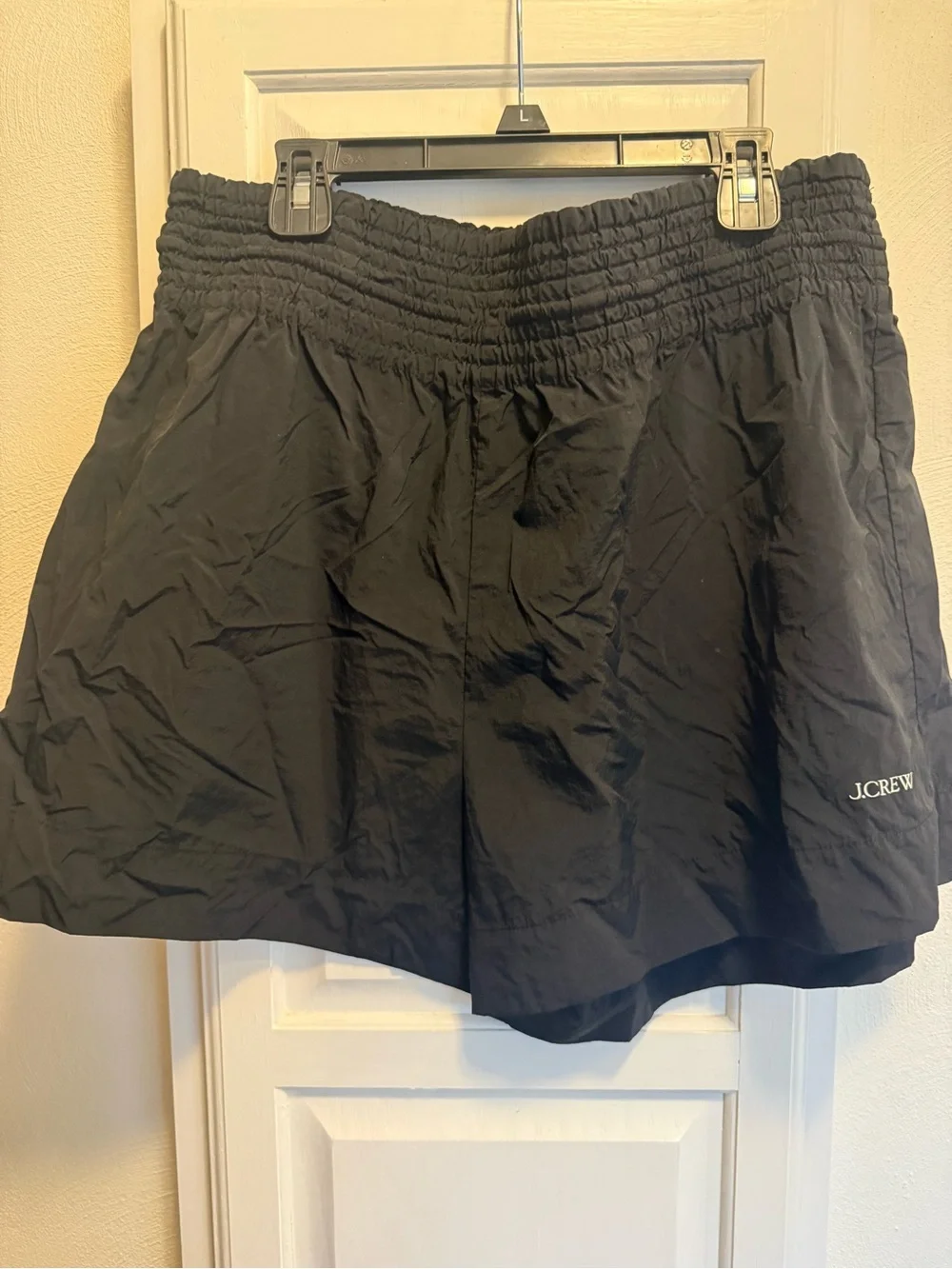 J. Crew Black Women's Athletic Shorts with Elastic Waist